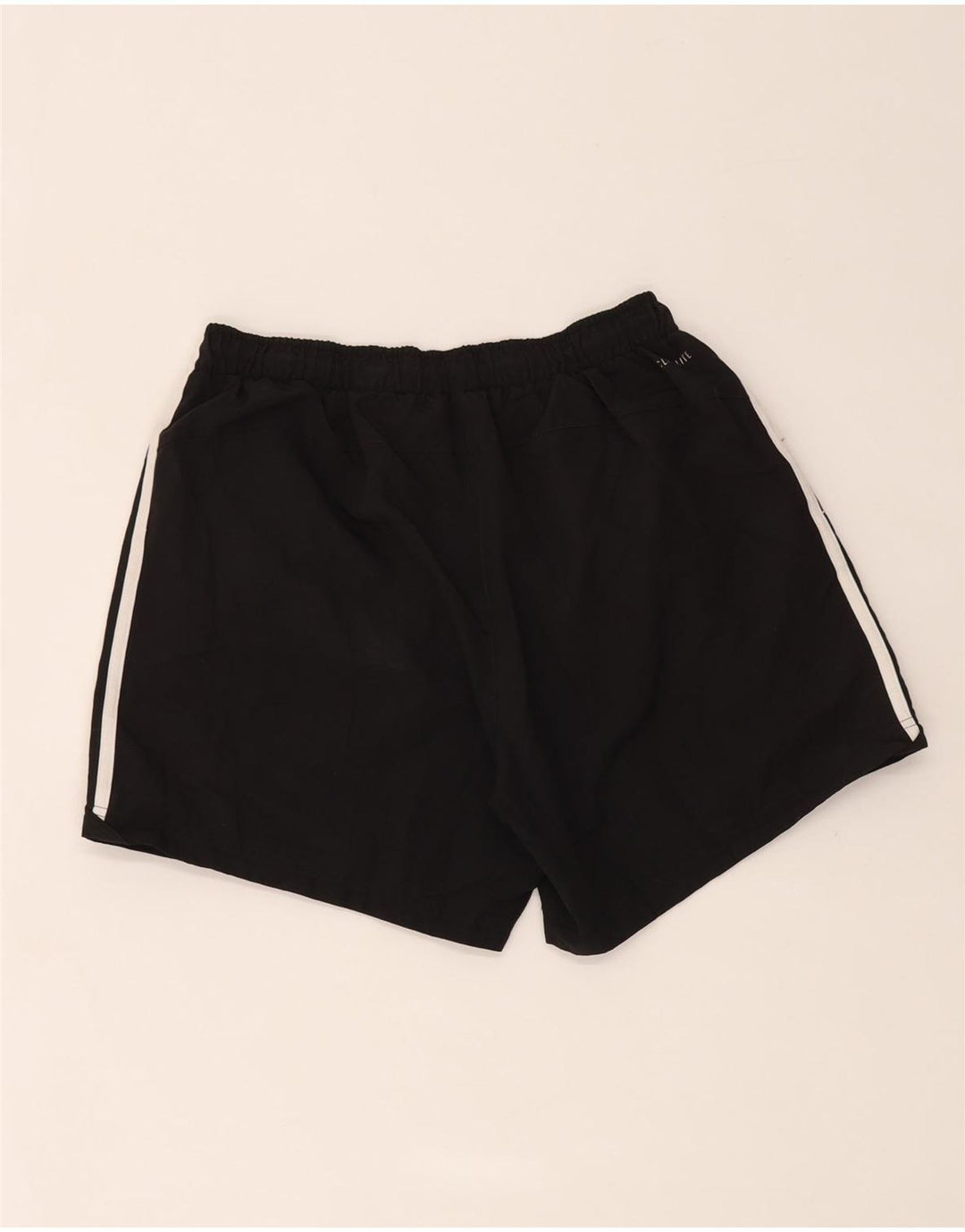 Adidas - Pantalones cortos deportivos para hombre, talla grande, poliéster negro