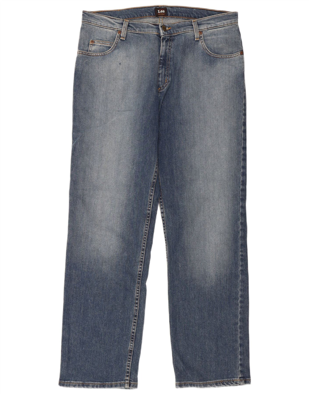 Lee Vaqueros Rectos Brooklyn Para Hombre W36 L32 Algodón Azul