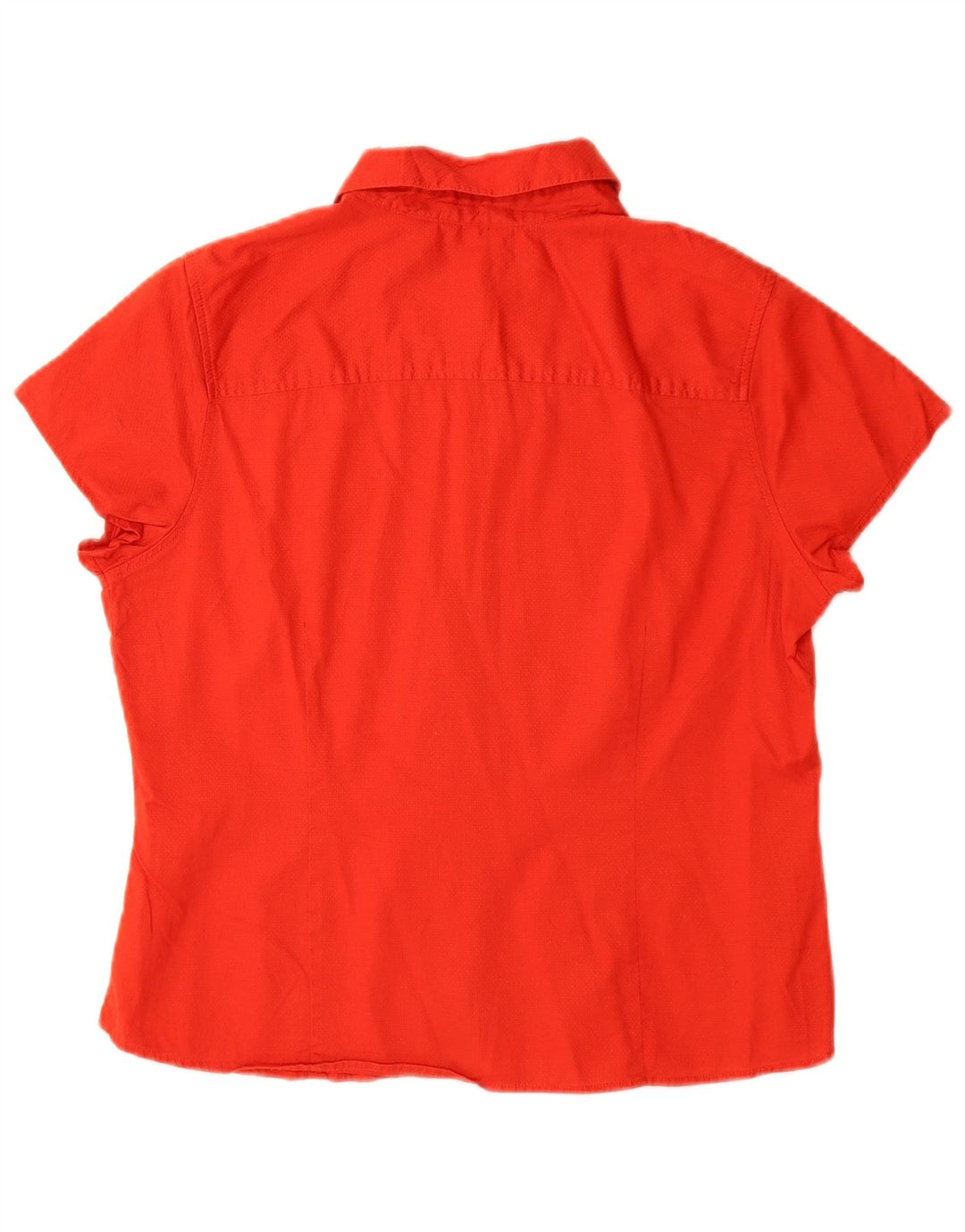 Mossimo Blusa de manga corta para mujer UK 44 Grande Algodón rojo