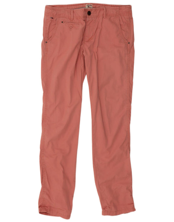 Tommy Hilfiger Pantalones Casuales Slim para Mujer W29 L32 Algodón Rosa