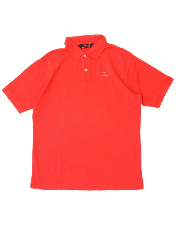 Kappa Polo Hombre XL Algodón Rojo