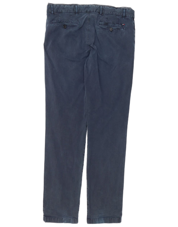 Tommy Hilfiger Pantalón Chino Slim Fit para Hombre W36 L34 Algodón Azul