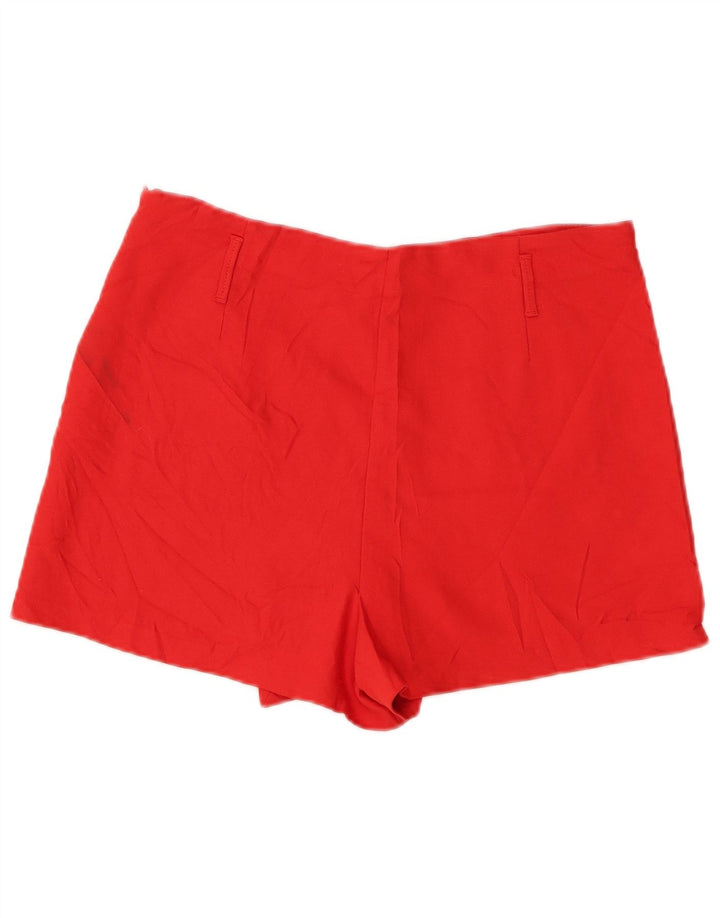 Zara Mujer Falda Pantalón Reino Unido 40 Grande Rojo