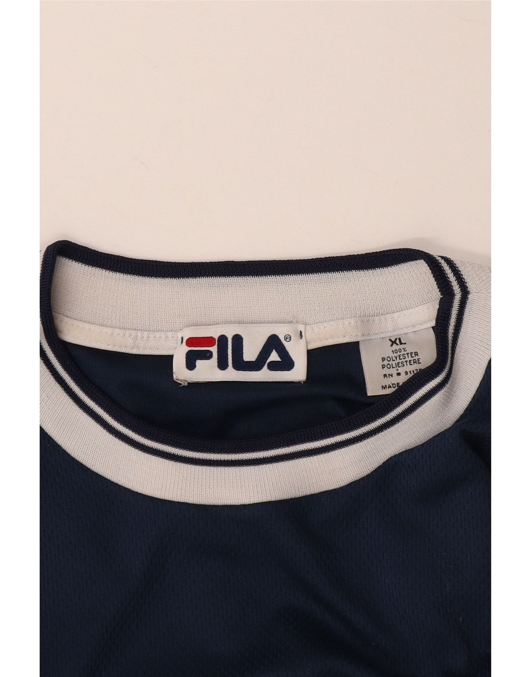 FILA Camiseta Hombre Top XL Azul Marino Poliéster