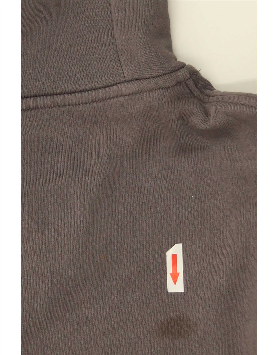 Zara Hombre Sudadera Con Capucha Jersey Gris Medio Algodón