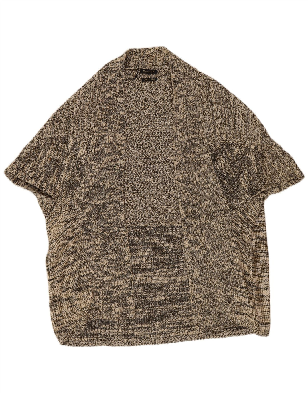 Massimo Dutti Poncho Jumper para Mujer UK 44 Gris Medio Moteado