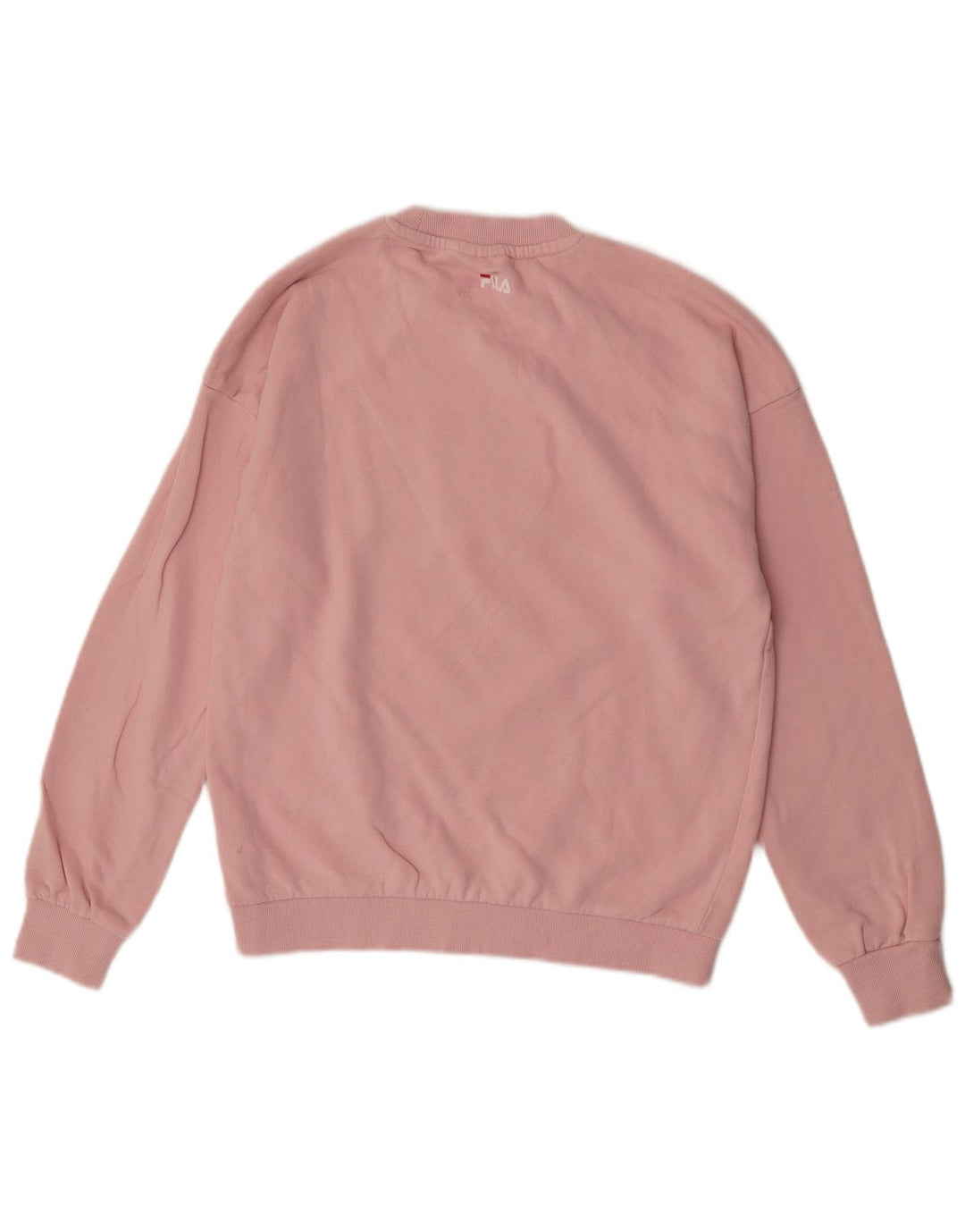 Fila Sudadera gráfica para mujer Jumper UK 14 Algodón rosa medio