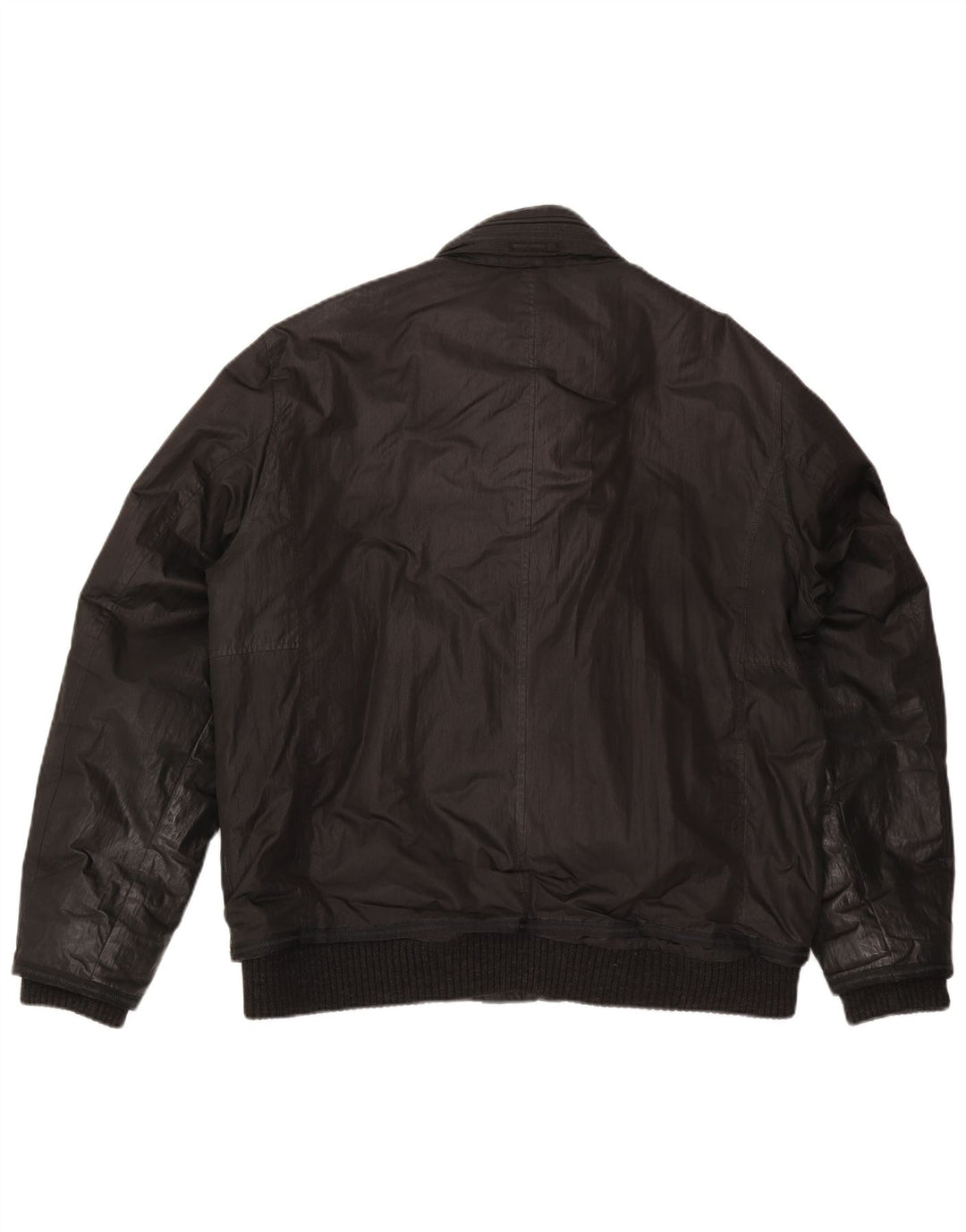 Milestone Chaqueta bomber con capucha para hombre UK 44 2XL Poliéster negro