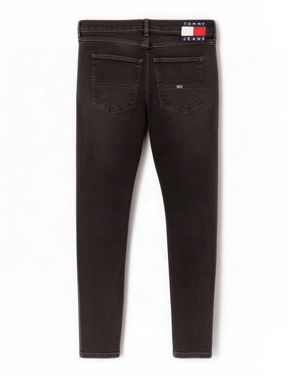 Tommy Hilfiger Jeans ajustados desgastados Melany para mujer W31 L28 Negro