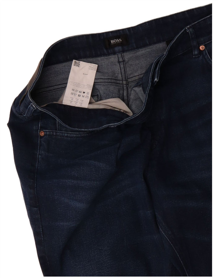 Vaqueros rectos para hombre HUGO BOSS W40 L32 Algodón azul