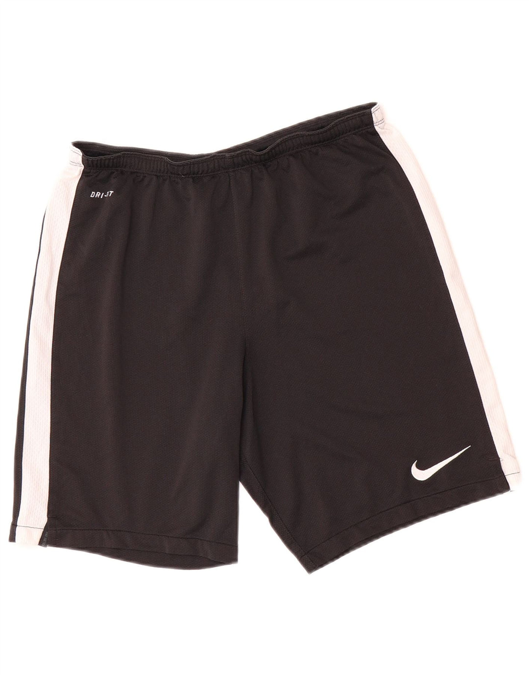 Pantalones cortos deportivos Nike Dri Fit para hombre Poliéster color block negro mediano