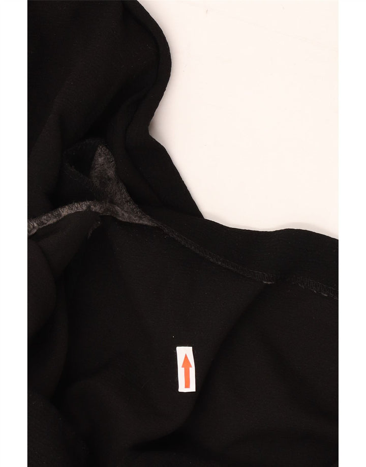 Topshop Abrigo extragrande para mujer UK 12 Mediano Poliéster negro