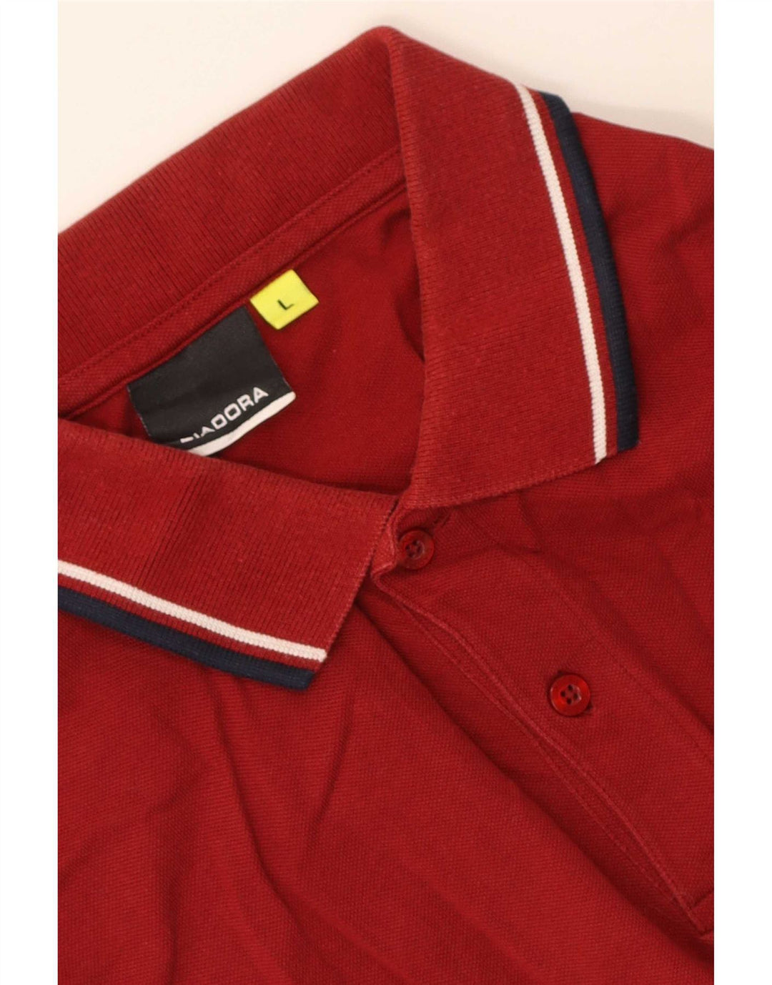 Diadora Polo Hombre Burdeos Grande
