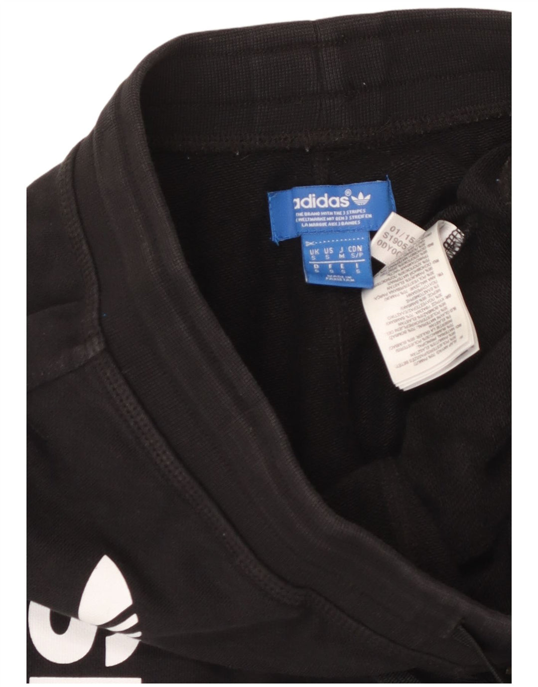 ADIDAS Mens Graphic Sport Shorts Pequeño Algodón Negro