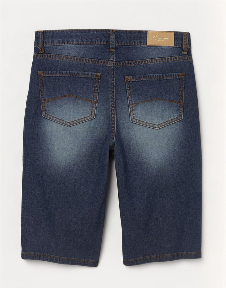 Shorts Vaqueros Mujer Carrera W27 Small Azul Algodón