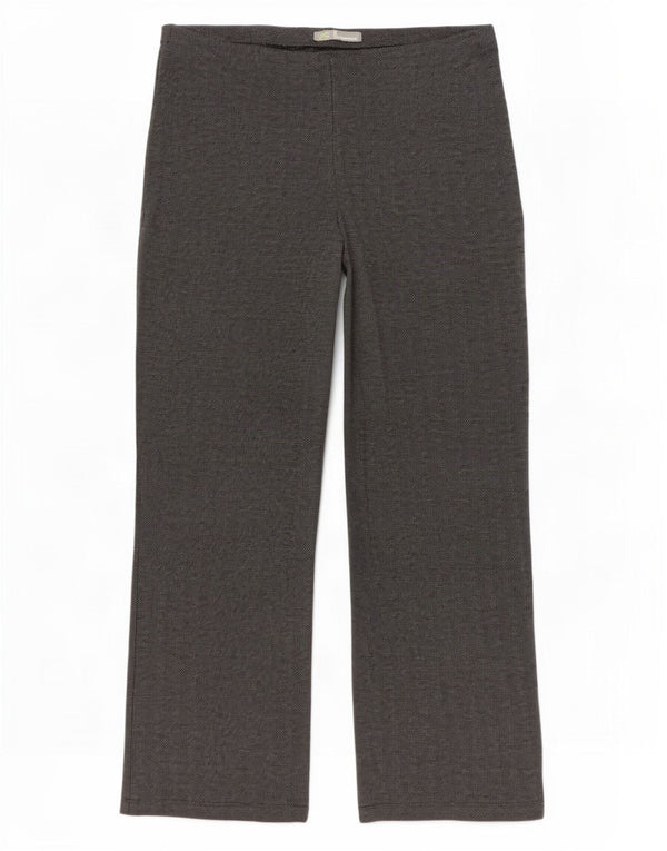Marks & Spencer Pantalones casuales de pierna ancha para mujer W32 L27 Gris