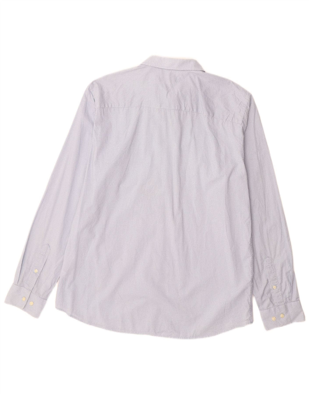 JACK & JONES Camisa premium para hombre Talla 44 XL Algodón con lunares azules