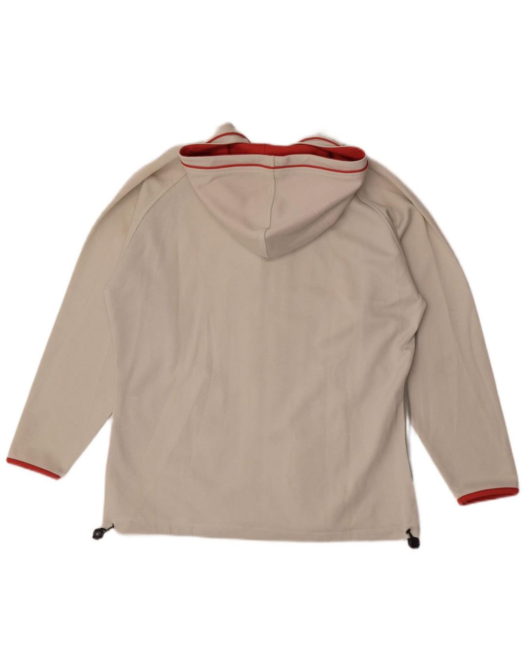 Asics Hombre Chaqueta De Chándal Con Capucha Medium Off White Colorblock