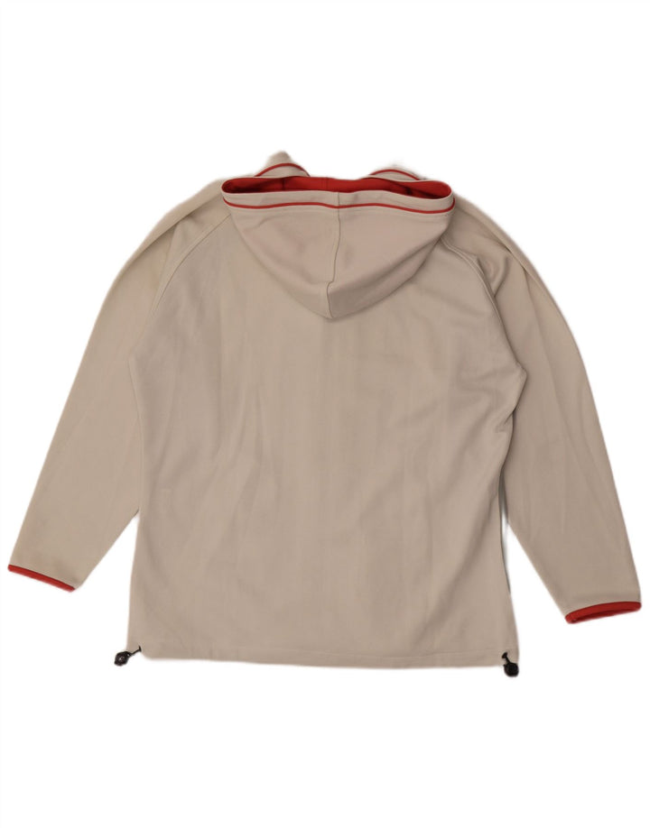 Asics Hombre Chaqueta De Chándal Con Capucha Medium Off White Colorblock