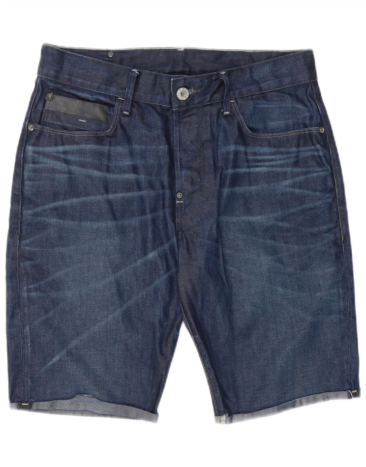 Pantalones cortos vaqueros G-Star para hombre W30 Algodón azul medio