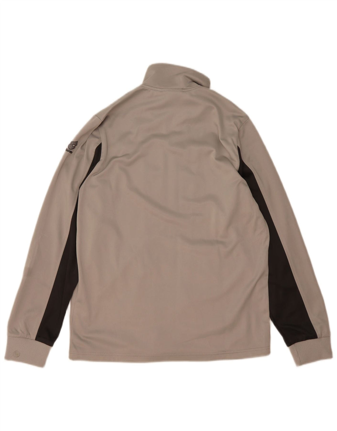 Lotto Hombre Chándal Top Chaqueta Grande Gris Colorblock Poliéster