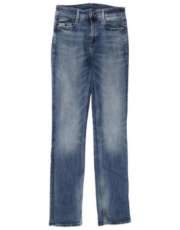 G-Star Womens Slim Jeans W26 L32 Blue Cotton