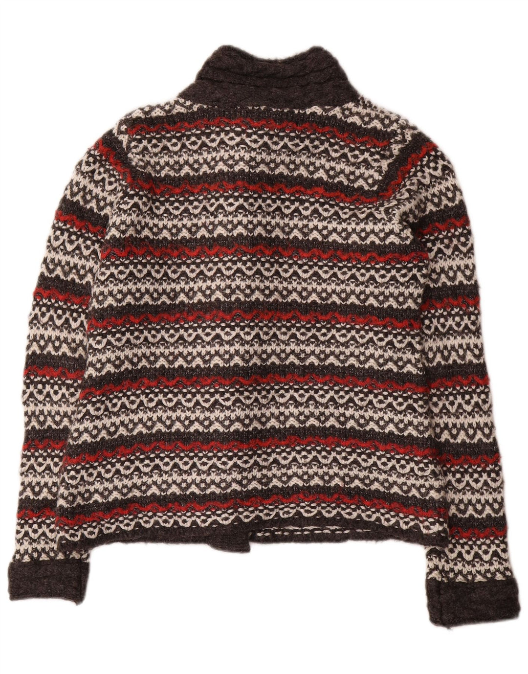 Per Una - Cárdigan para mujer, acrílico, a rayas, color gris medio, Reino Unido 44