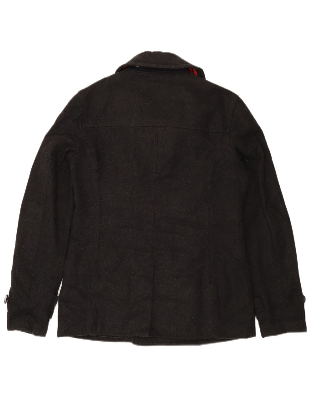 SUPERDRY Chaquetón entallado para hombre UK 36 Small Lana negra