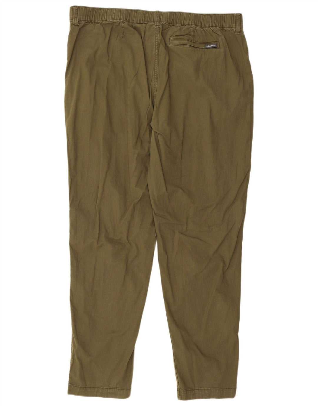 Eddie Bauer Pantalón chino cónico para hombre W40 L32 Algodón verde