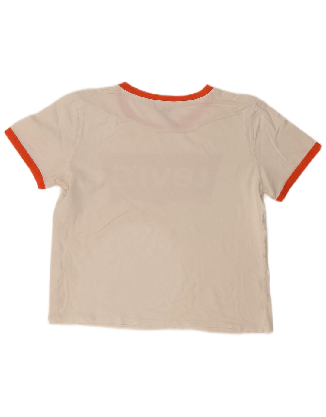 Levi's Camiseta corta con gráfico para mujer UK 44 Medium White