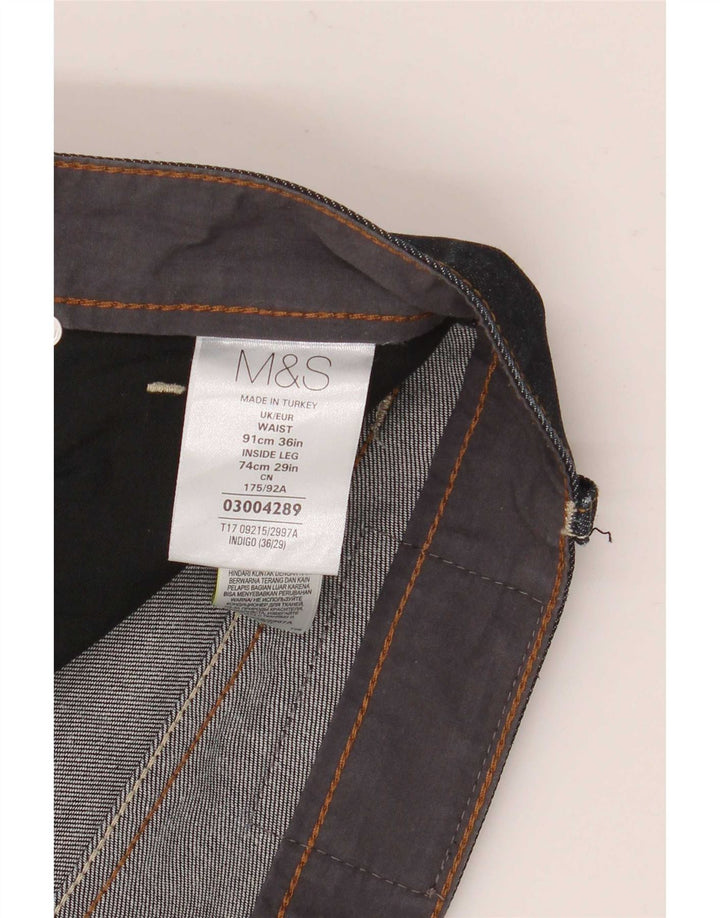 Marks & Spencer Jeans ajustados Autograph para hombre W36 L29 Algodón azul marino