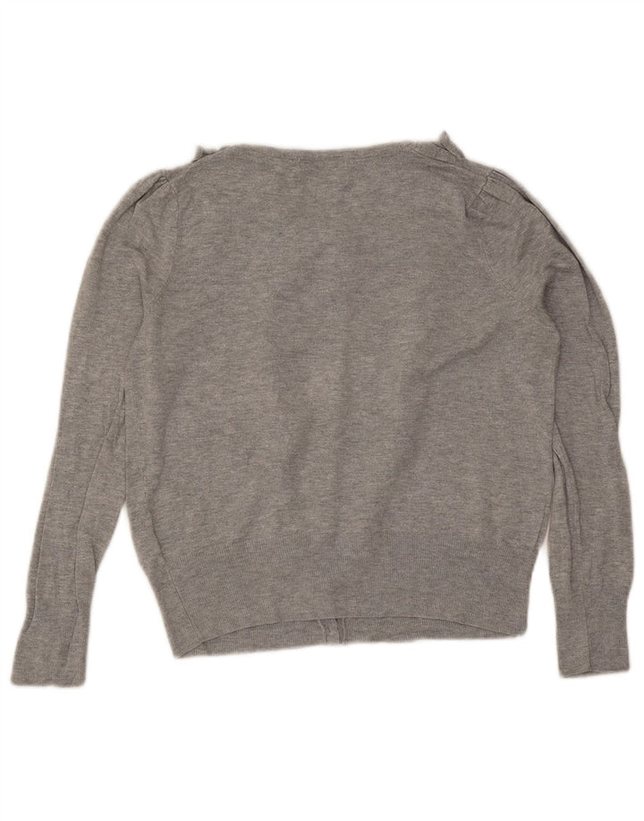 Marks & Spencer - Cárdigan para mujer, talla 40, talla pequeña, color gris moteado