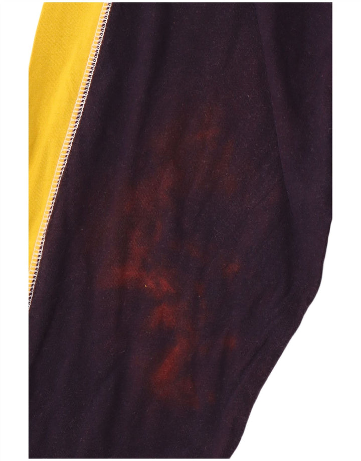 PUMA Camiseta deportiva de manga larga para hombre XL azul marino con bloques de color