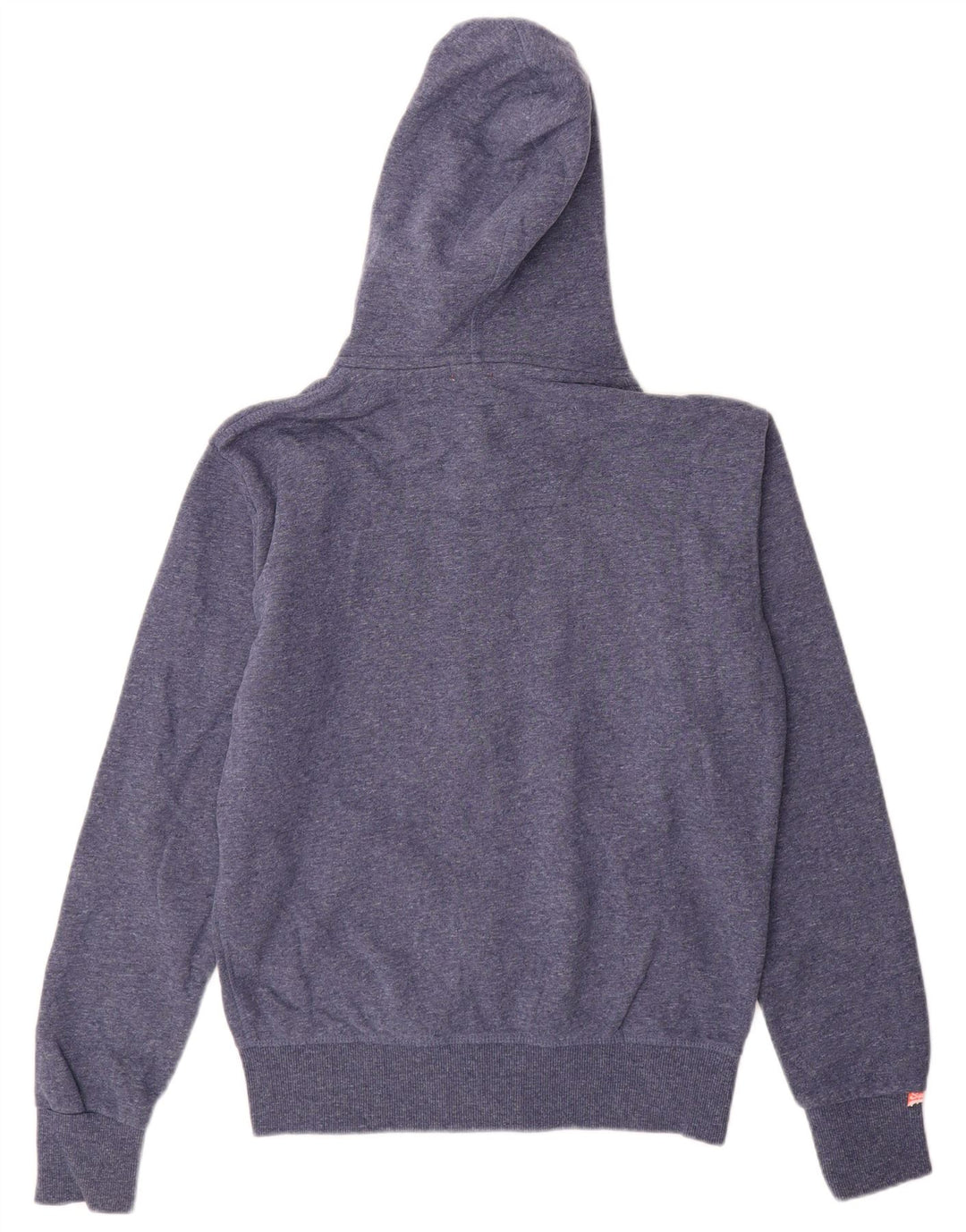 SUPERDRY Suéter con capucha y cremallera para hombre Algodón azul medio