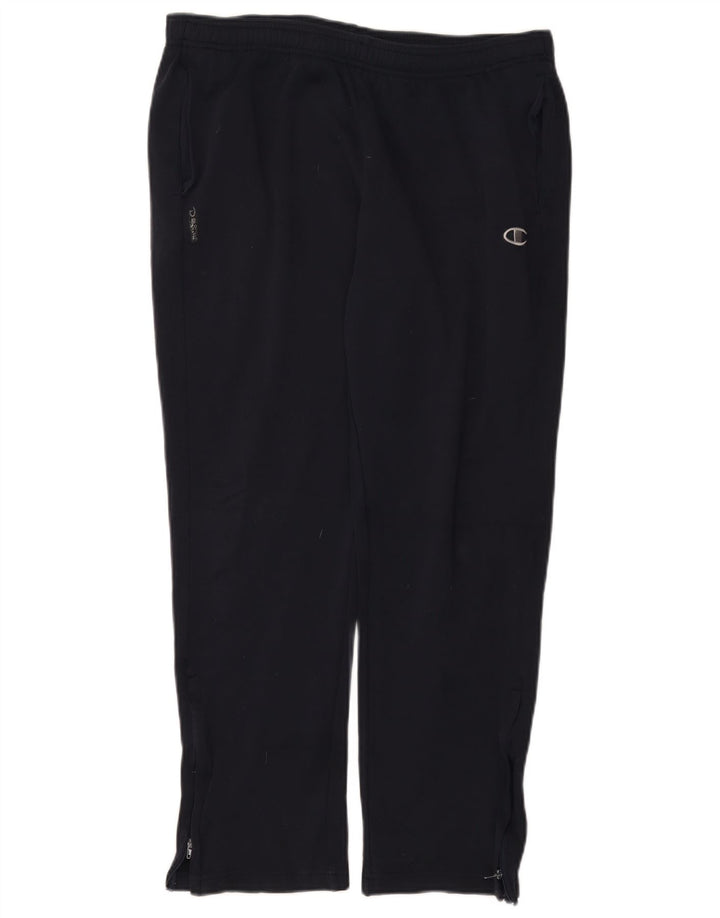Champion Pantalones De Chándal Para Hombre Poliéster Azul Marino Medio