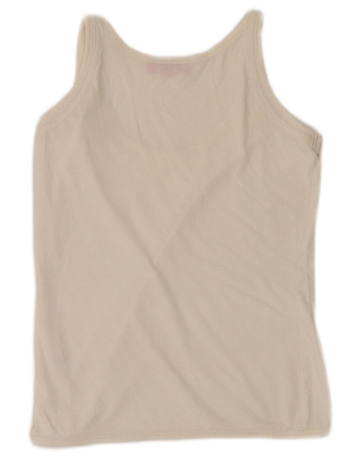 Puma Camiseta sin mangas para mujer UK 8 Small Off White