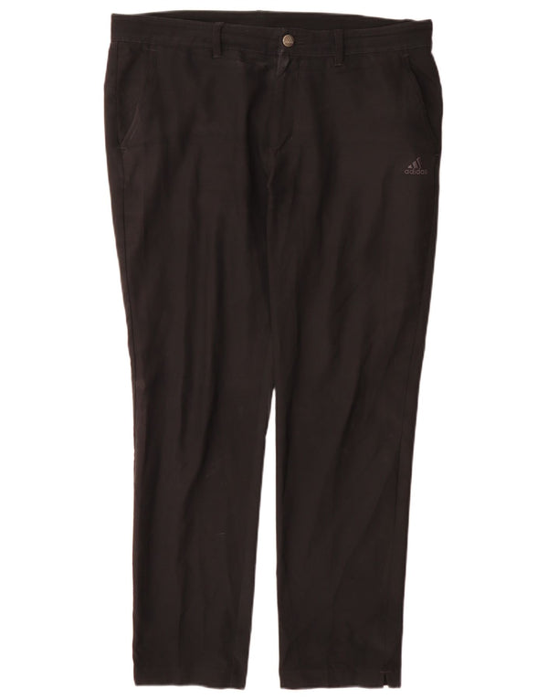 Pantalón Chino Regular Adidas Mujer W34 L30 Poliéster Negro