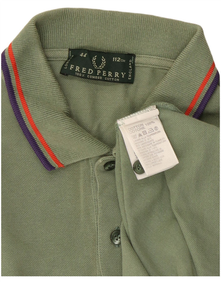 FRED PERRY Polo Hombre Algodón Verde Medio