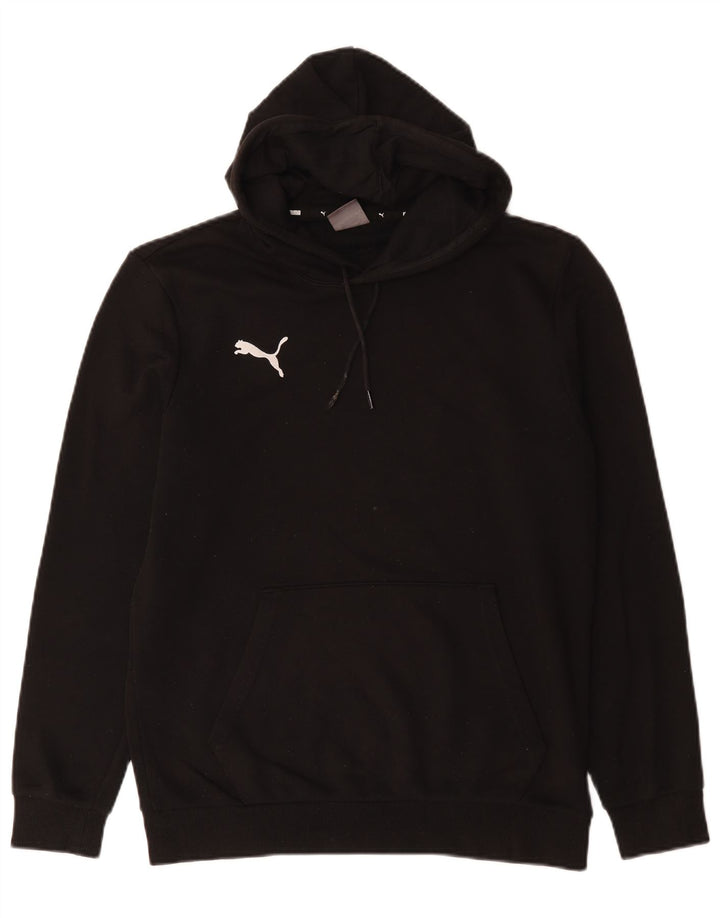 Puma Hombre Sudadera Con Capucha Jumper Medium Negro Algodón