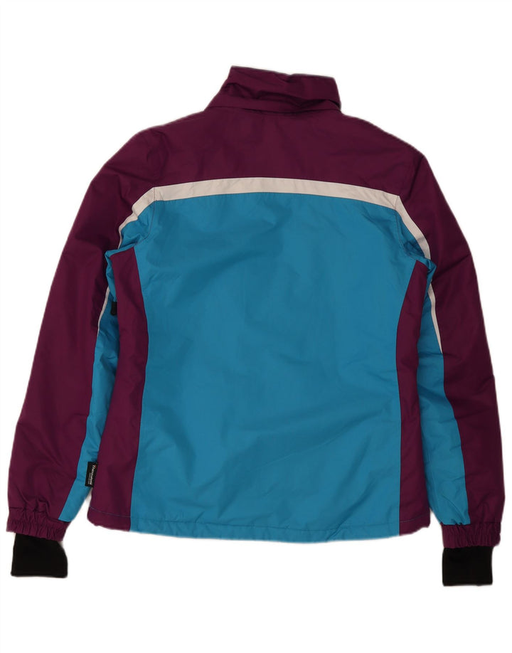 Crivit Chaqueta de esquí para mujer UK 40 Grande Púrpura Colorblock Poliéster
