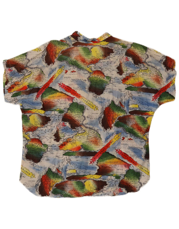 Hammerle Camisa con estampado abstracto para mujer IT 46 Large Multicolor