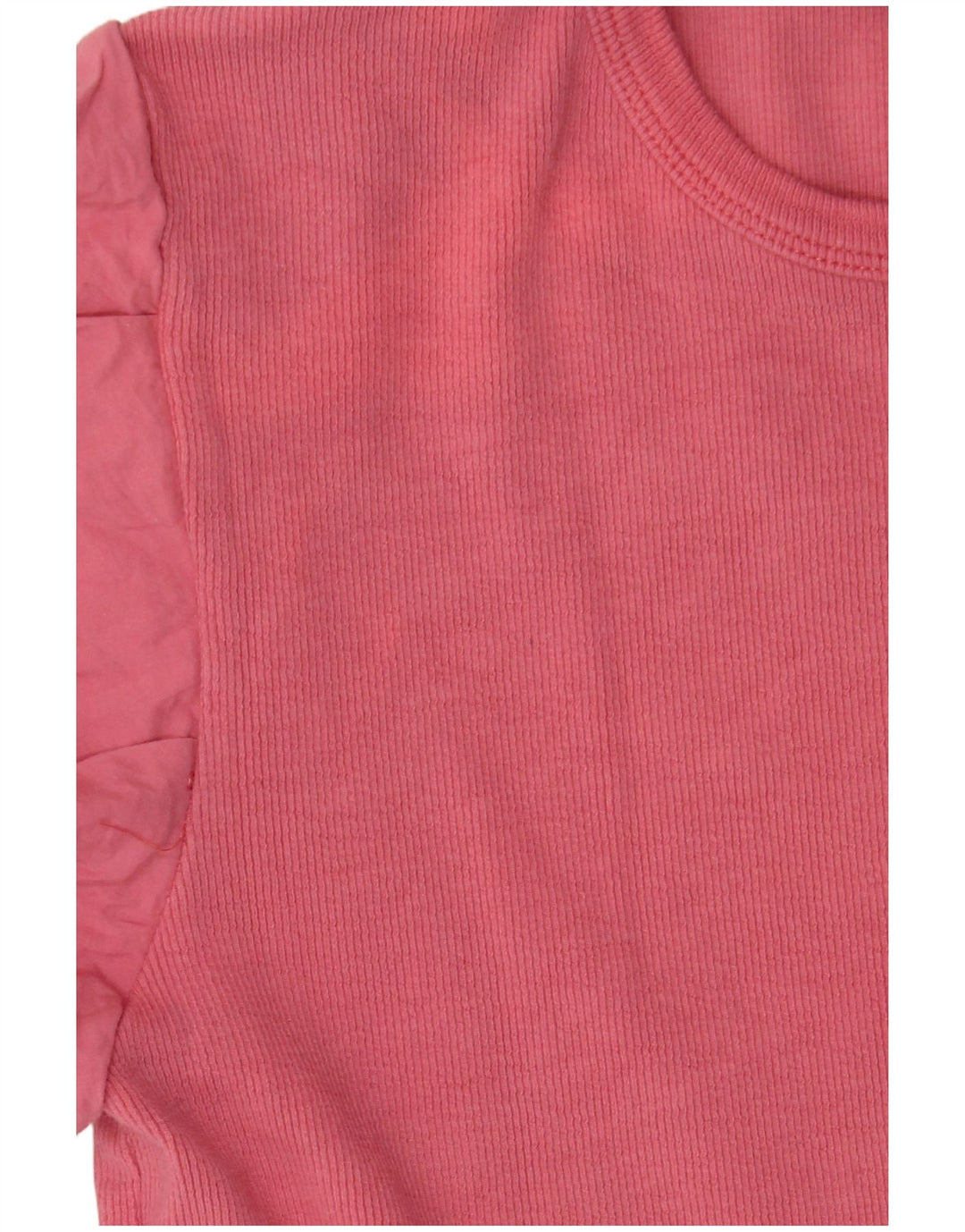 Zara Blusa Mujer Top UK 42 Algodón Rosa Medio