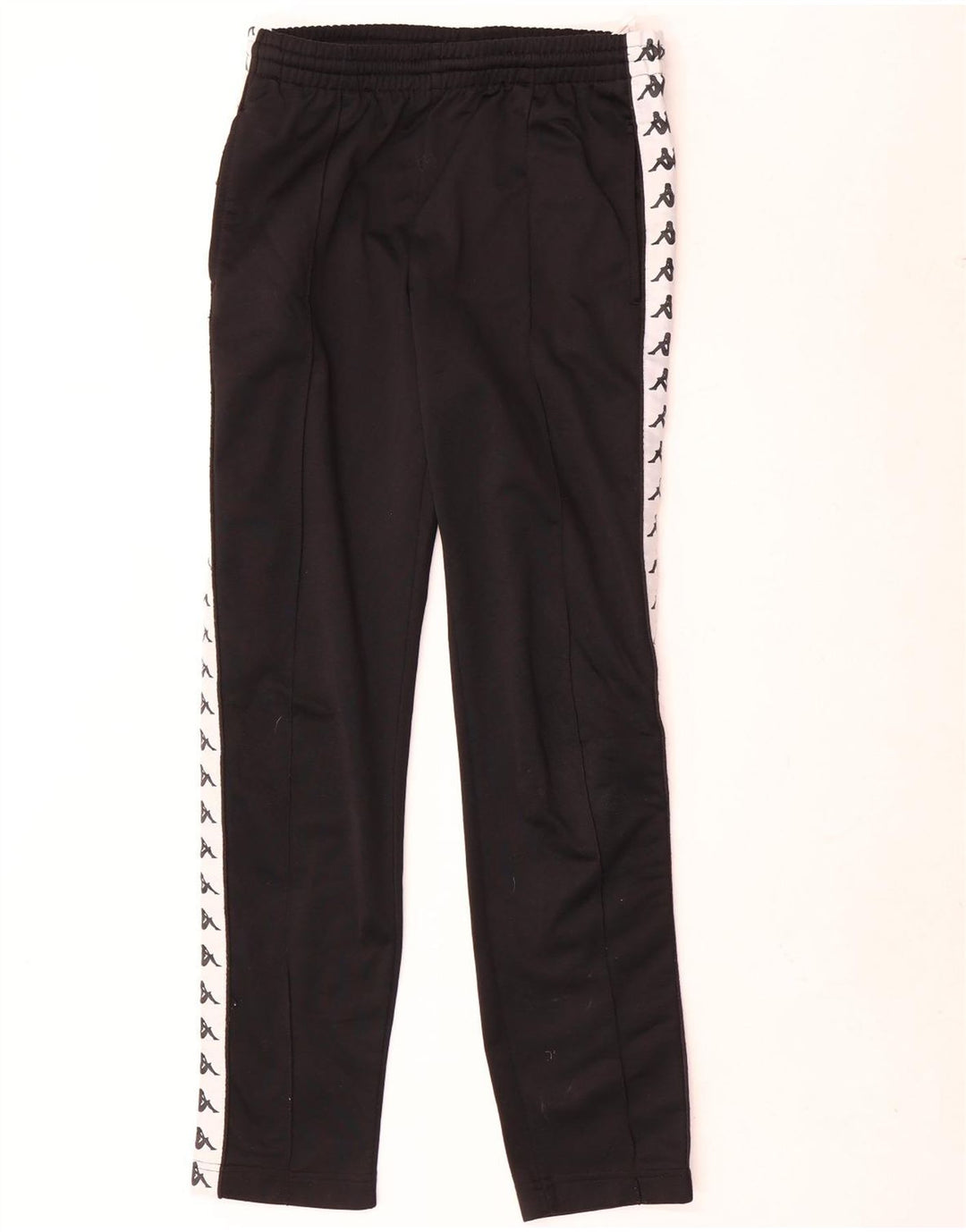 Kappa Hombre Pantalones De Chándal Gráfico Small Negro Colorblock Poliéster