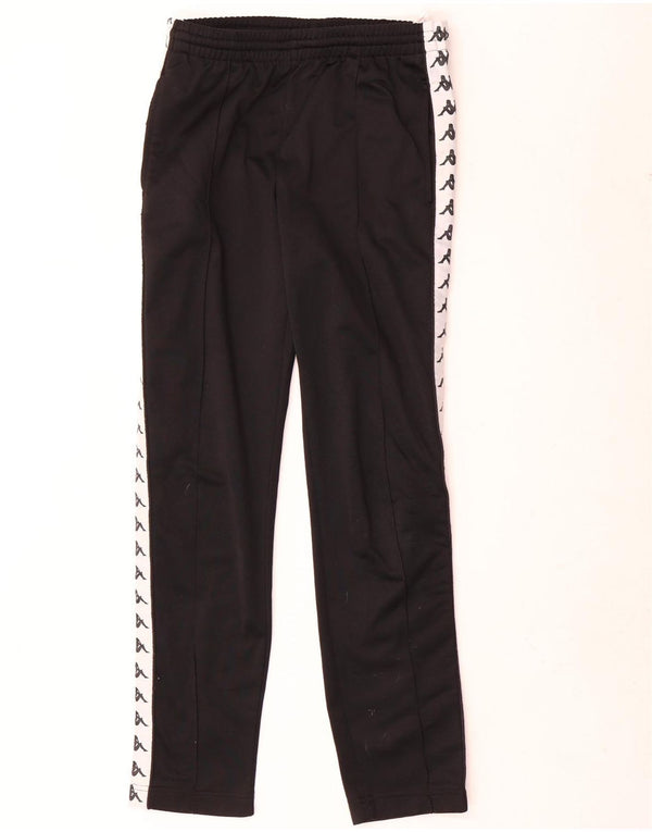 Kappa Hombre Pantalones De Chándal Gráfico Small Negro Colorblock Poliéster