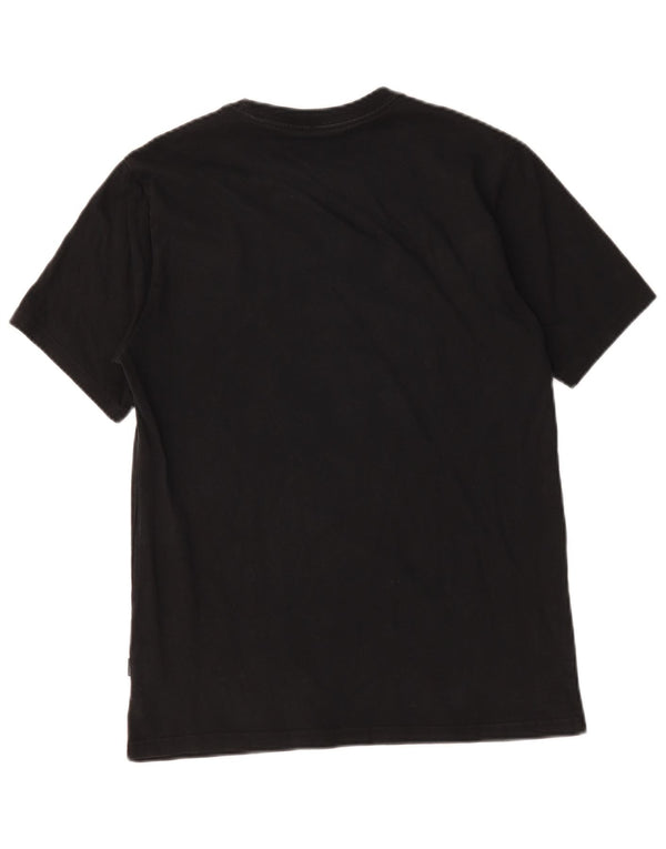 Converse Mens Graphic T-Shirt Top Small Black Cotton