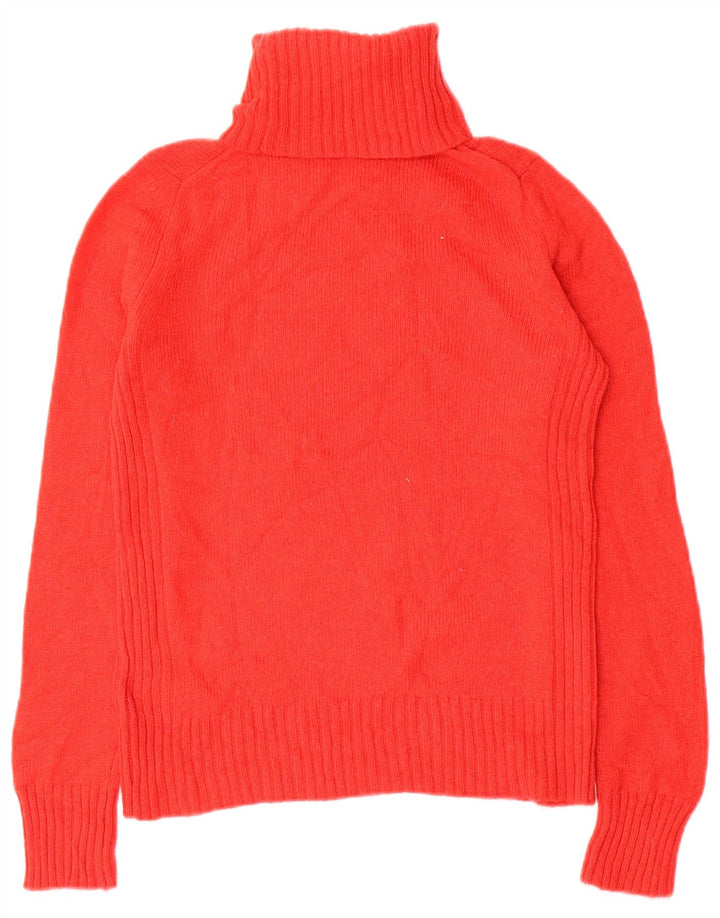 Marks & Spencer Jersey con cuello vuelto para mujer UK 6 XS Lana roja