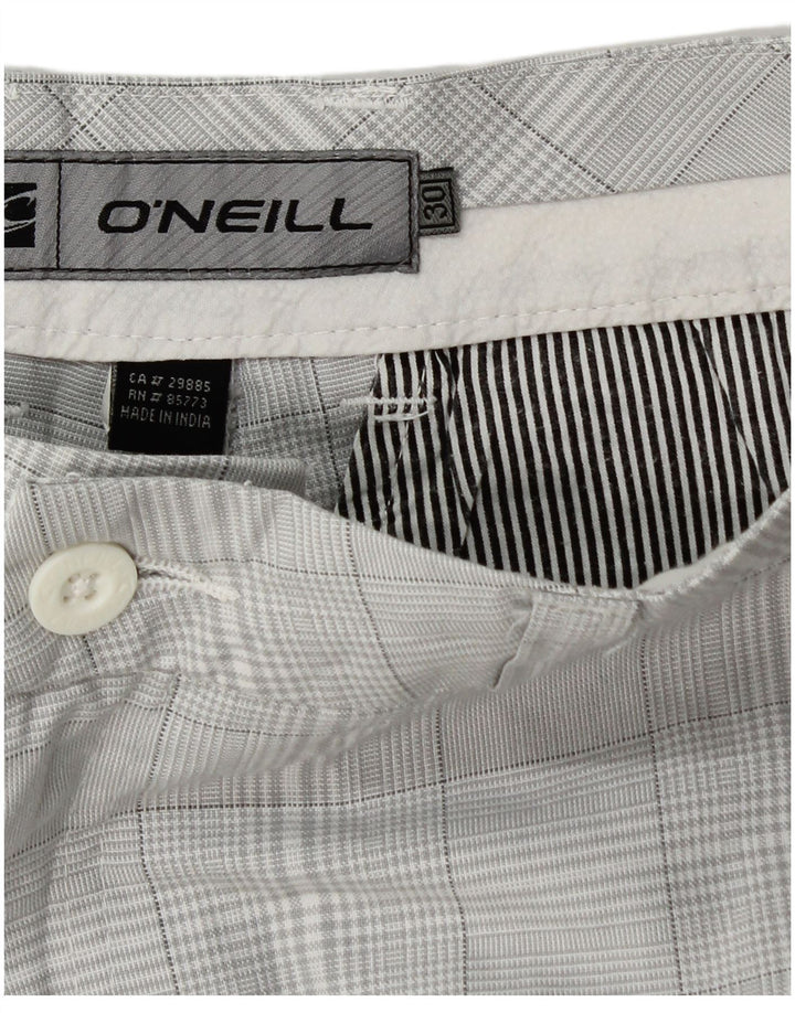 Pantalones cortos chinos O'Neill para hombre W30 pata de gallo gris medio