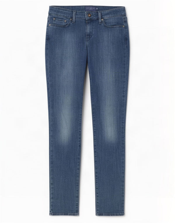 Levi's Vaqueros Slim De Cintura Baja Para Mujer W27 L34 Algodón Azul