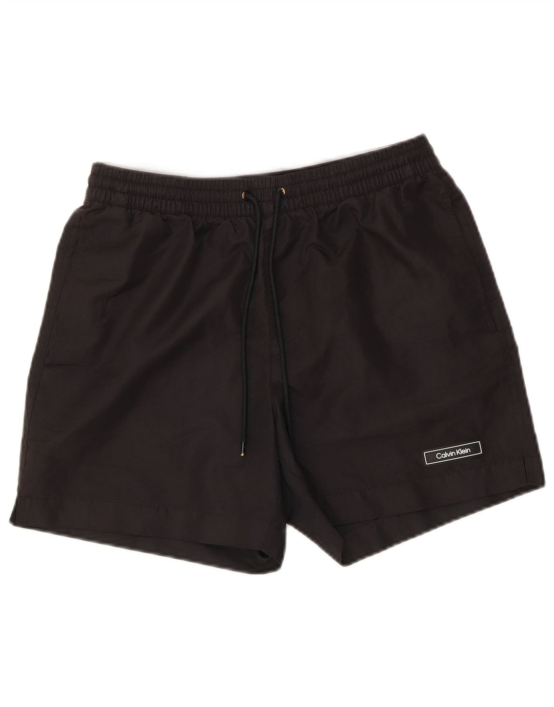 Calvin Klein - Pantalones cortos deportivos para hombre (poliéster negro pequeño)