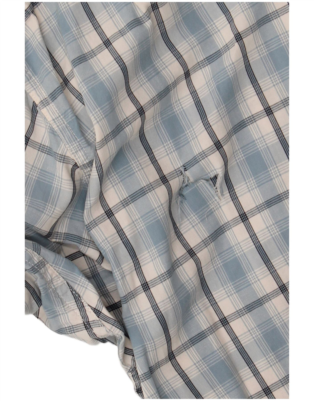 Camisa Wrangler Hombre XL Cuadros Azules